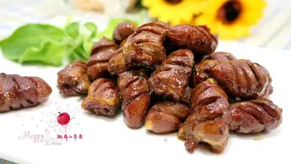 Air-cooked chicken heart