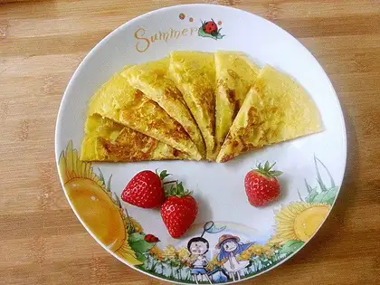 Banana egg pancakes