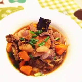 Double radish lamb stew