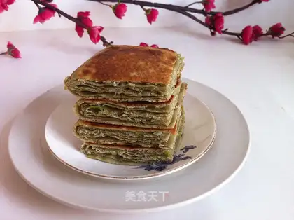 A tea onion waffles