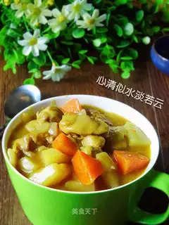 Coconut curry chicken