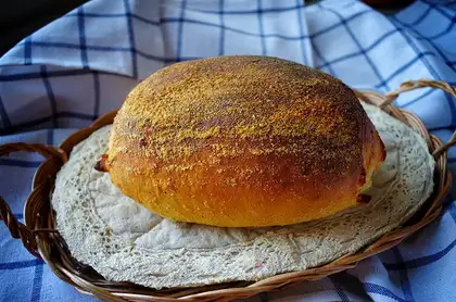Cheese mustard bread