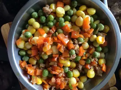 Meat pea corn