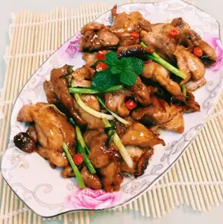 Burn chicken legs