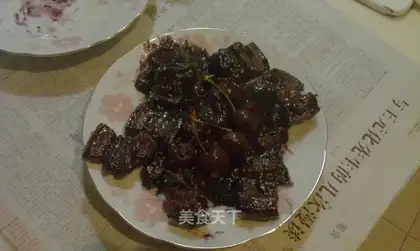 Blueberry meat