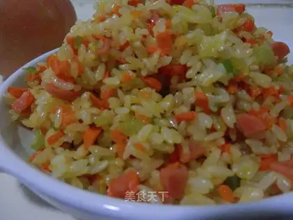 Golden egg fried rice