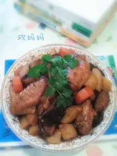 Potato chicken wings for mushrooms
