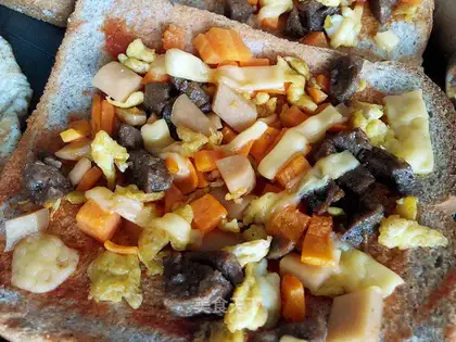 Toast pizza