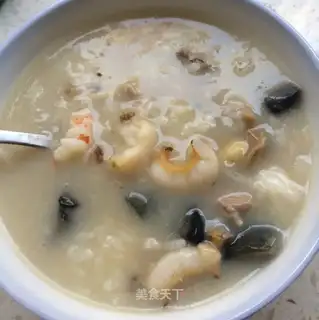 Skinny eggs, seafood