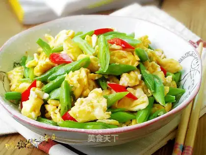 Four seasoned bean fried eggs