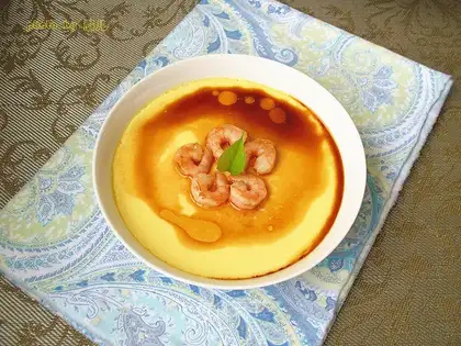 Shrimp is steaming