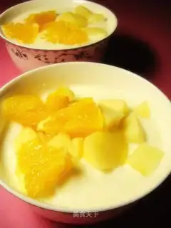 navel orange apple yogurt