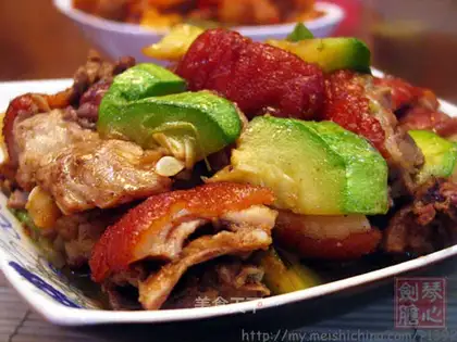Braised pork with zucchini