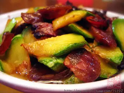 stir-fried cured zucchini
