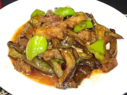 stir-fried eggplant with pepper