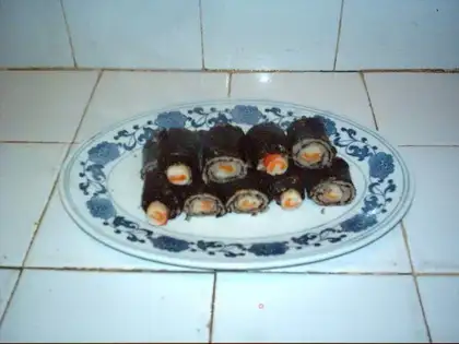 Seaweed beef roll