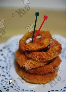 Crispy onion rings