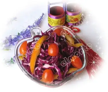Cold red cabbage
