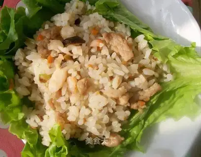 Home-cooked fried rice