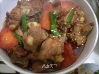 braised pork ribs