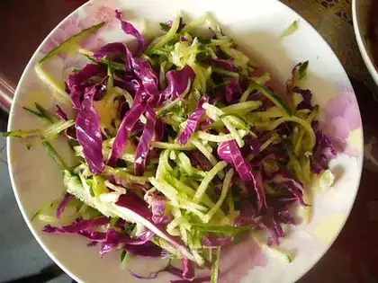 Double shredded salad