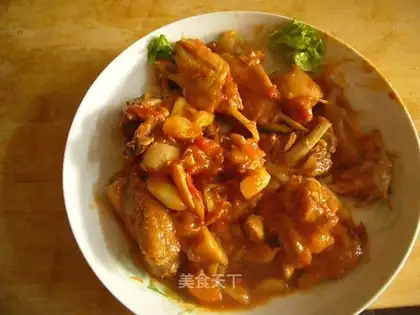 Chicken in Garlic Tomato Sauce