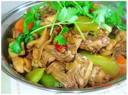 Grilled chicken with lettuce