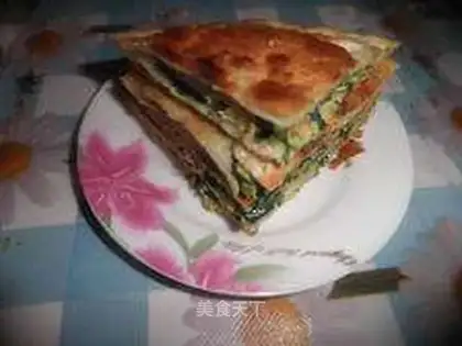 Homemade Shandong vegetable cakes