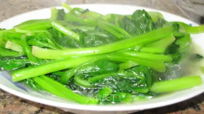 stir-fried spinach