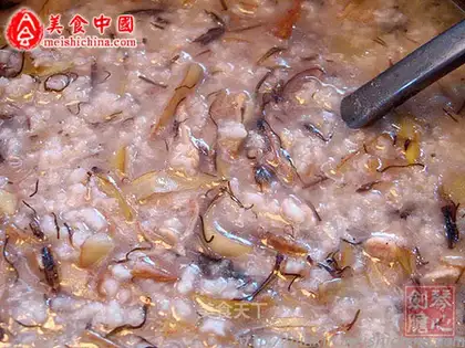 Banana bud porridge