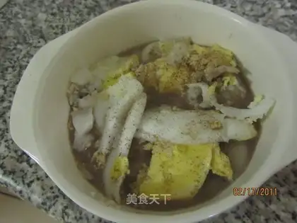 Tangyuan with duck egg chocolate