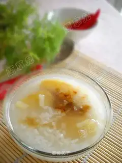 Ginger and onion glutinous rice porridge