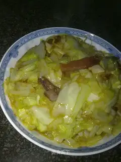 shredded cabbage