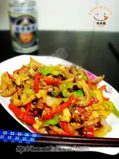stir-fried pork tripe