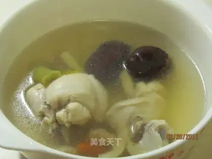 Chicken leg soup