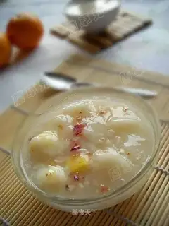 Rose lotus root flour glutinous rice cake