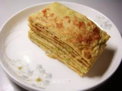 Egg and celery pancakes