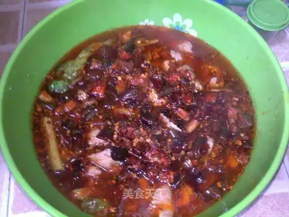 boiled pork slices