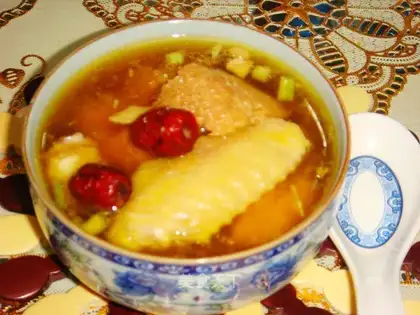 Stewed chicken with monkey head mushroom