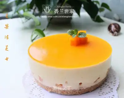 Mango jelly cheese