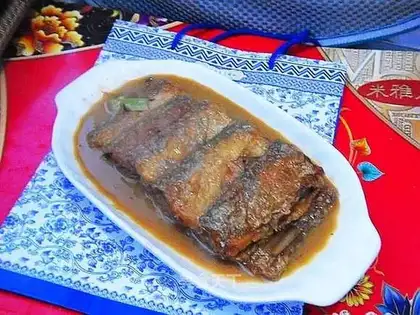Jealous-cooked fish