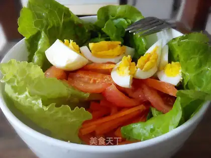 A vegetable salad