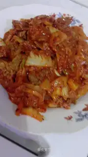 Hot cabbage beef