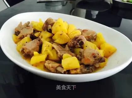 Pineapple fried duck wings