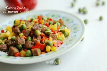 Crushed beef