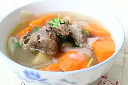 Lamb radish soup