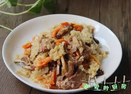 Hands on rice