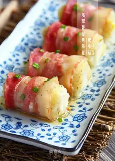 Bacon mashed fish