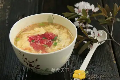 Tomato egg soup