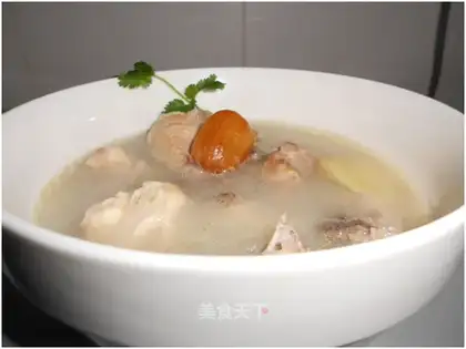The grapefruit chicken soup